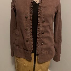 Purple jacket ( casual) Buttons down the front